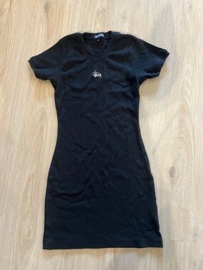 Vintage Stussy T Shirt Dress Sz S